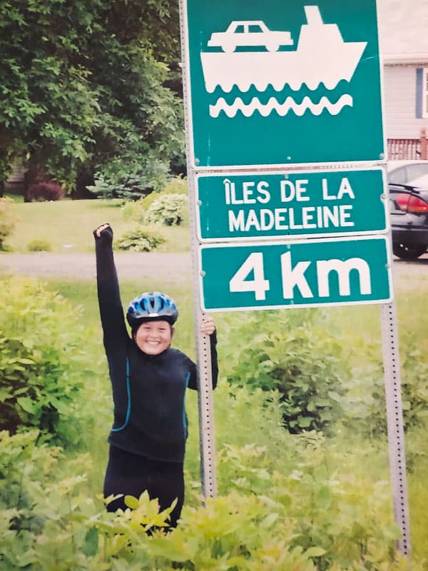 Anabelle Guay premier voyage sportif Îles-de-la-Madeleine